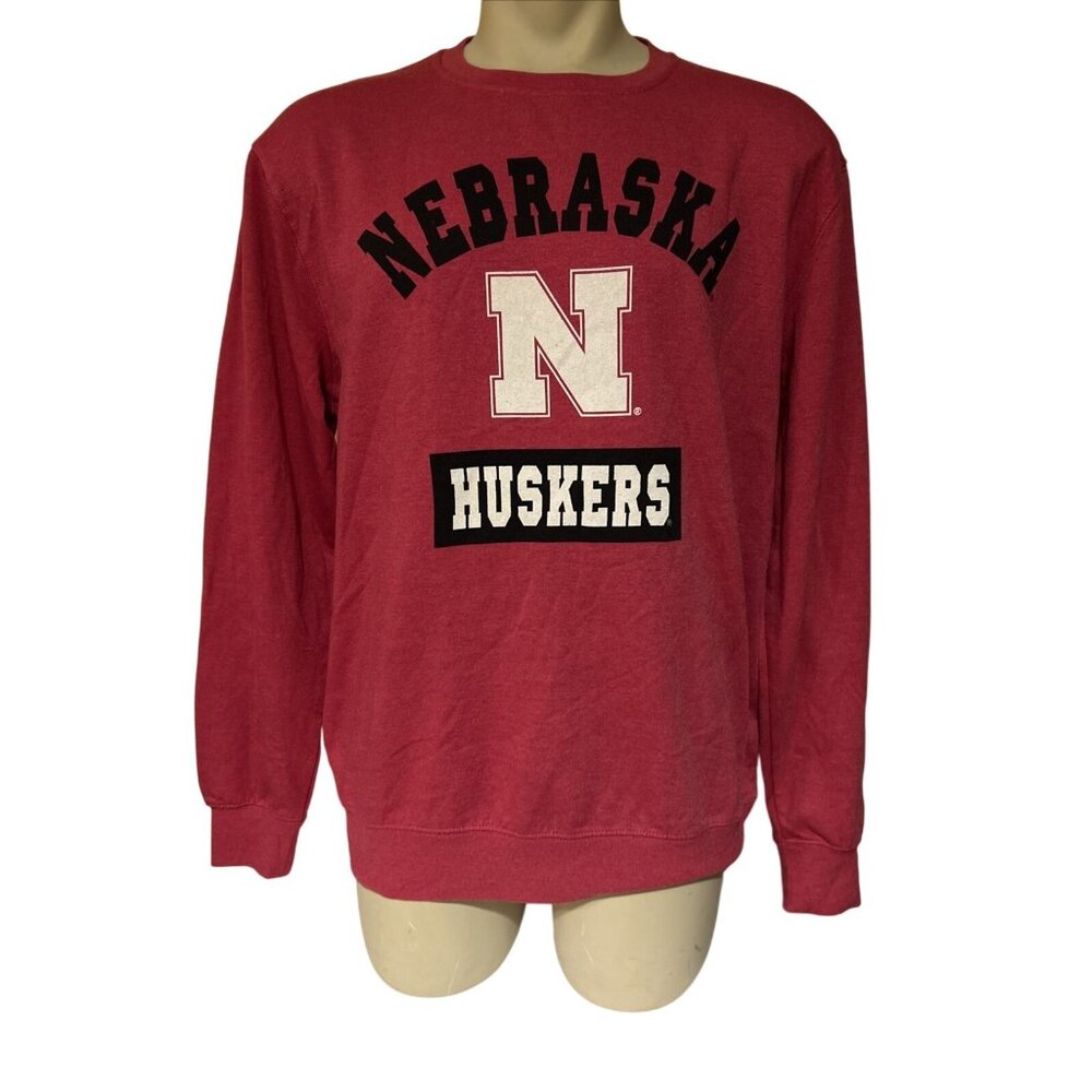 Colosseum NCAA Nebraska Cornhuskers Pullover Sweatshirt Large New